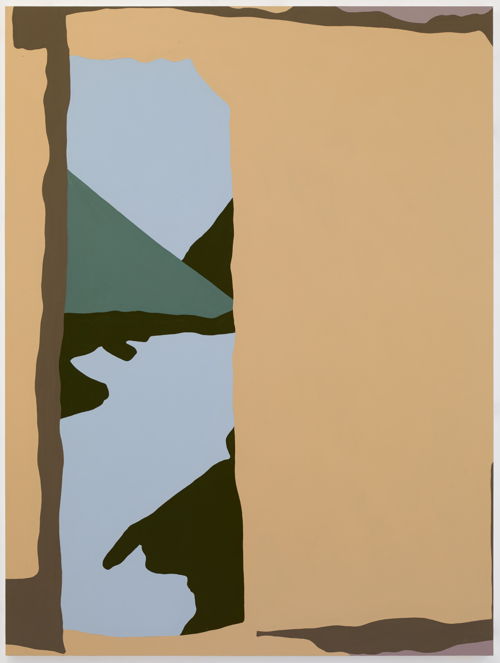 Gary Hume, Blue Lake 2019 Enamel paint on aluminum  Courtesy of the artist, Matthew Marks Gallery & Sprüth Magers