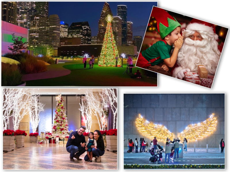 La temporada decembrina en Houston.