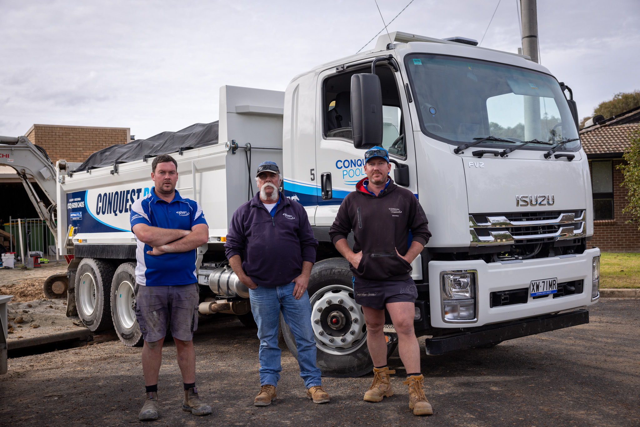 Manager Peter with his sons, Peter Jr and Brendan who have recently become co-directors