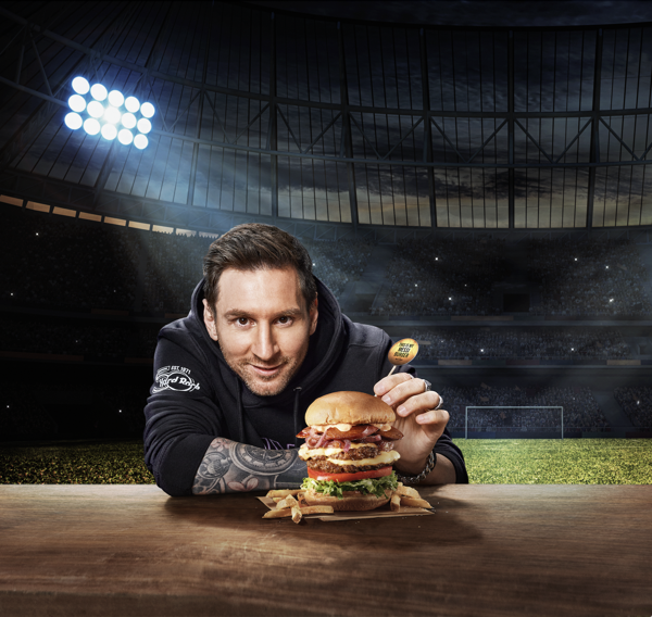 Remportez la première bouchée... du nouveau ‘Messi Burger’ chez Hard Rock Cafe®