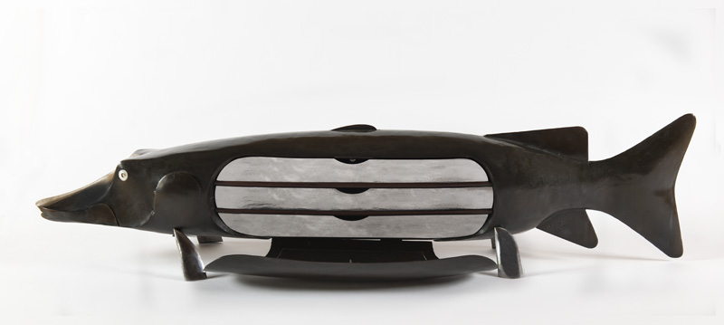 Le Brochet, 1973 by François-Xavier Lalanne at Bailly Gallery, courtesy of Bailly Gallery