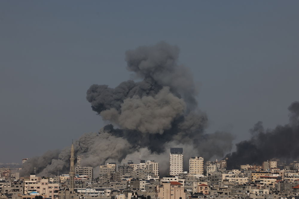 Bombings on Gaza strip. 12/10/23. © MSF