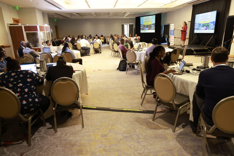 Participants pictured at the Re-Launch of the Enhanced Country Poverty Assessment Programme Opening Ceremony and Data Anonymisation Workshop
