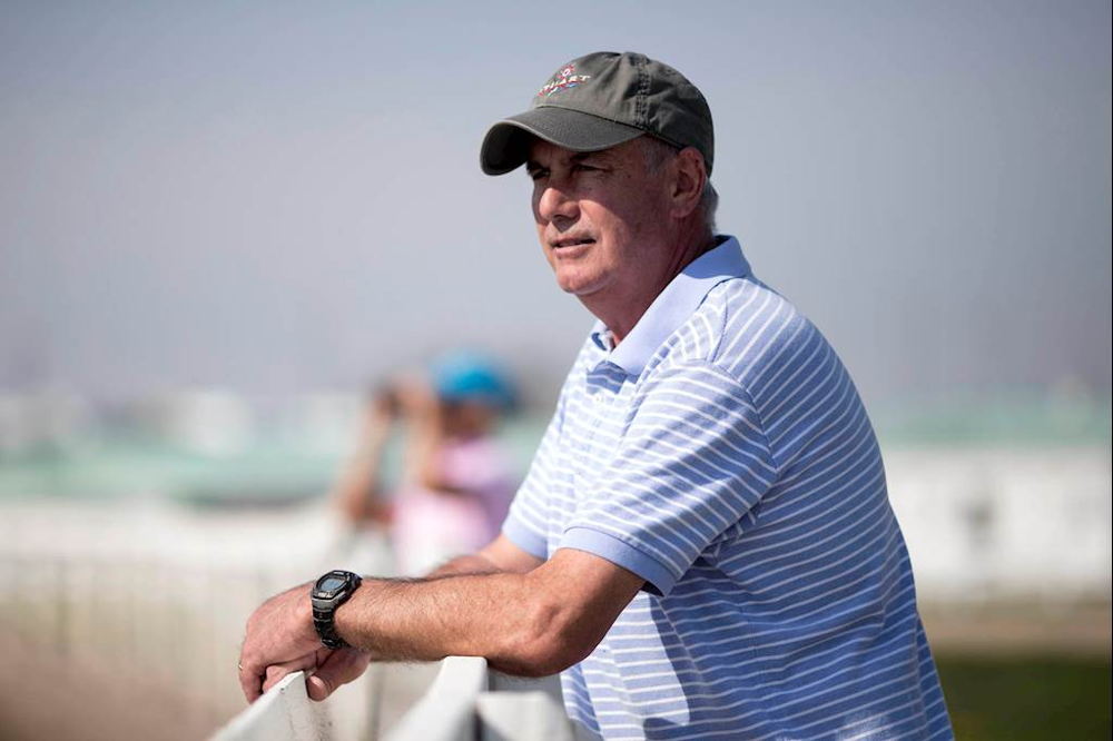 Mike Keogh at Woodbine (Michael Burns Photo)