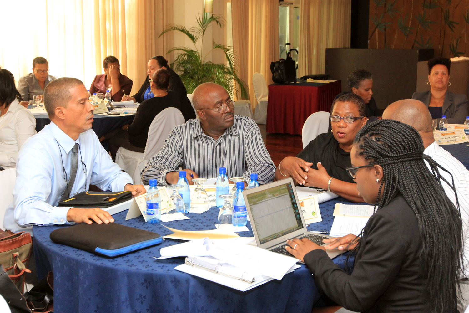 Participants at the USAID/UNICEF Family Mediation Training Workshop