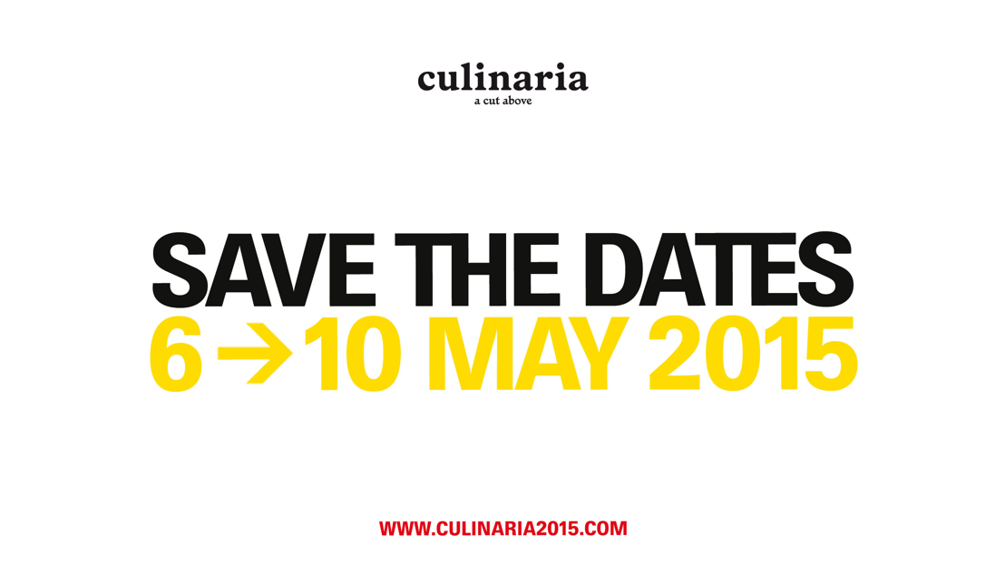 Culinaria 2015 van 6 tot 10 mei in Tour&Taxis