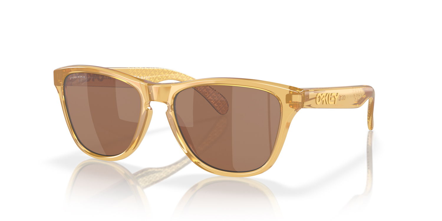 OAKLEY KYLIAN MBAPPÉ FROGSKINS XS LIGHT CURRY WITH PRIZM TUNGSTEN (1)