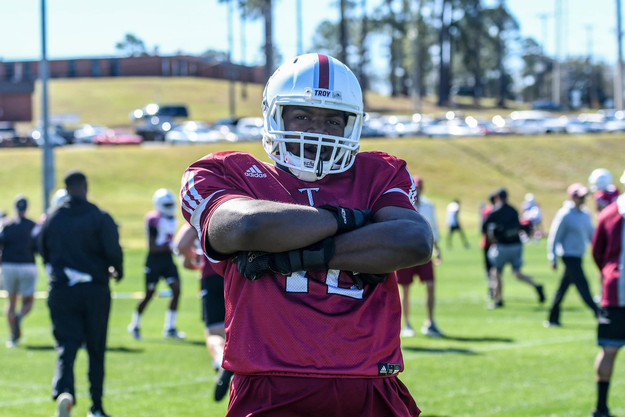 Toryque Bateman with Troy University | Photo Courtesy: Troy University Athletics