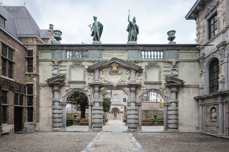 Portikus und Gartenpavillon nach Restaurierung, 28. März 2019, (c) Bild Ans Brys