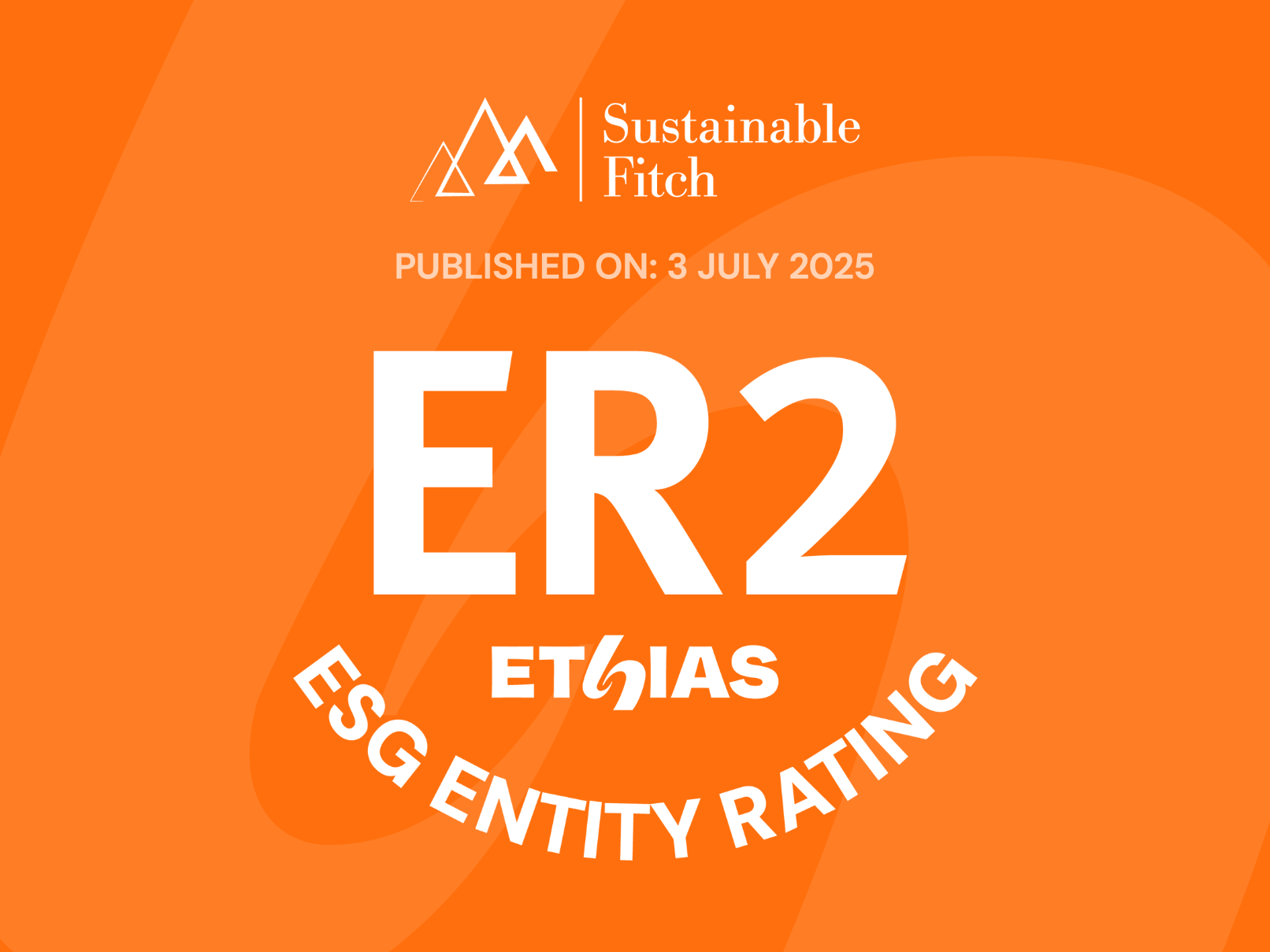 Sustainable Fitch confirme l'excellent rating ESG d'entité de "2" d'Ethias