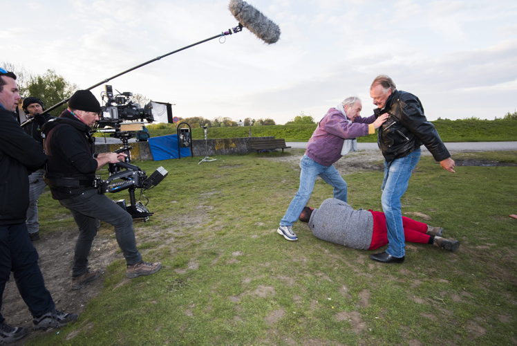Scène wordt opgenomen (c) Alex Vanhee/VRT