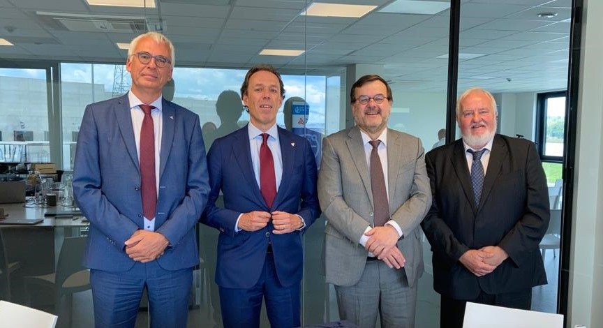 Luc Arnouts (Port of Antwerp) - Jacques Vandermeiren (Port of Antwerp) - Willy De Meyer (Haven Luik-Port de Liège) - Emile-Louis Bertrand (Haven Luik-Port de Liège