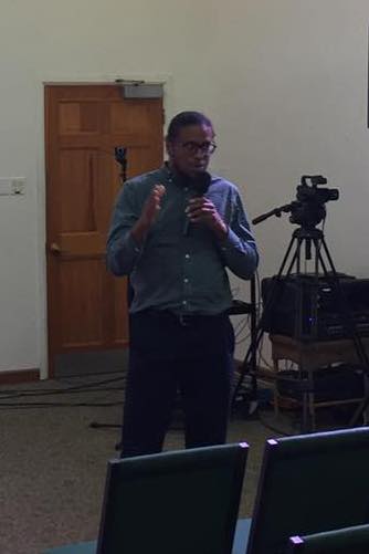 Minister for Communications, Works, Energy and Labour in Montserrat, Dr. the Hon Samuel Joseph.