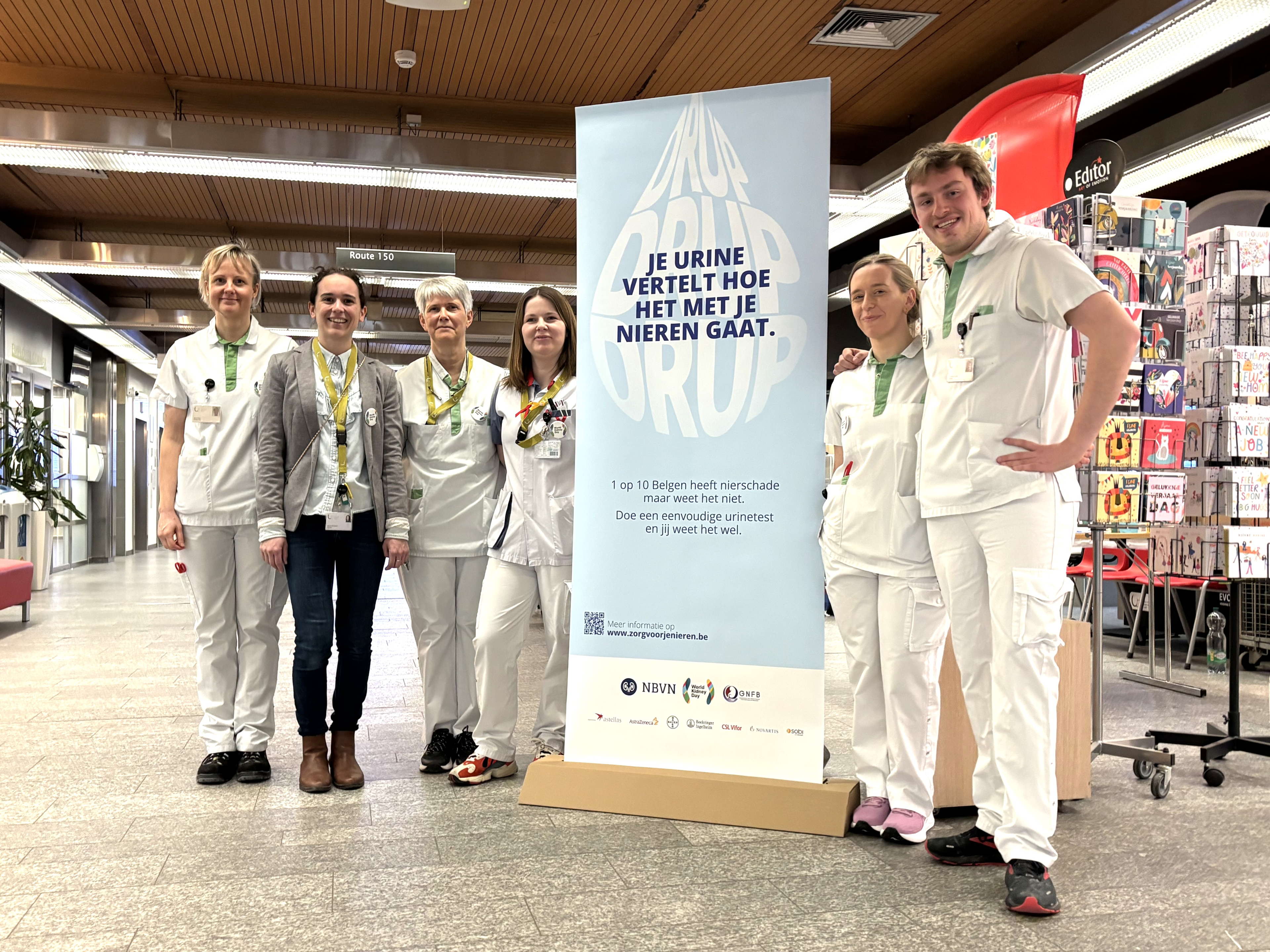 World Kidney Day in UZ Brussel: 1 op 10 heeft een verminderde nierfunctie en weet het niet 