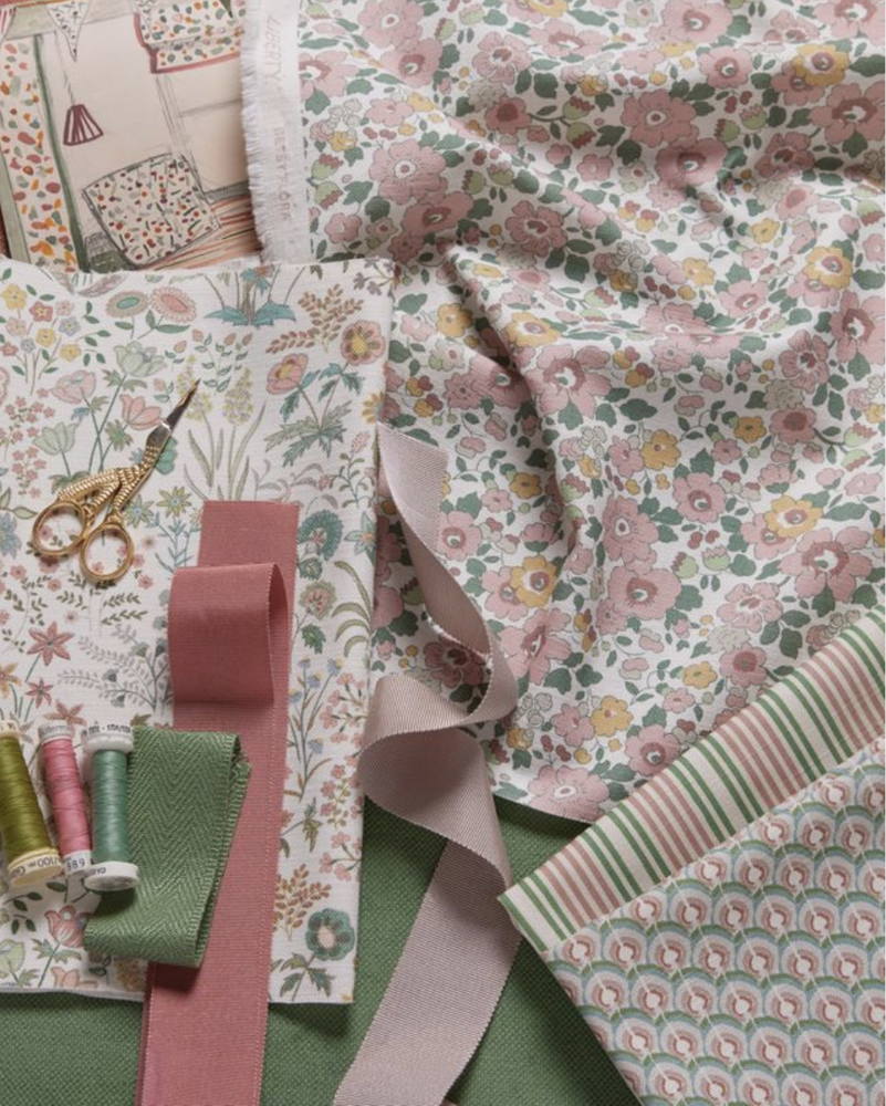 Thorpe House Moodboard, House Florals by Liberty Fabrics I www.libertylondon.com