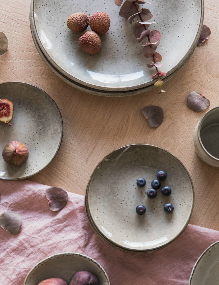 Lake Speckled Tableware Collection
