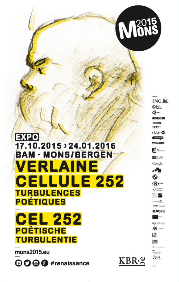 Affiche expo "Verlaine, cellule 252"