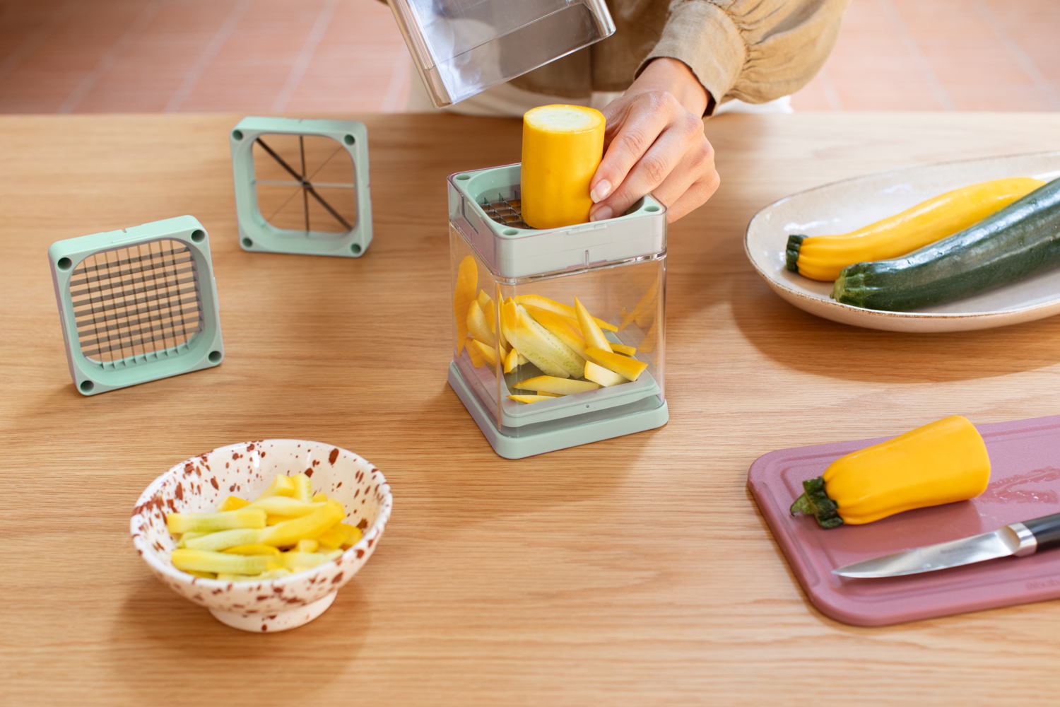 Tasty+ Potato Cutter - Jade Green - 8710755145421 Brabantia_6_NR-40927