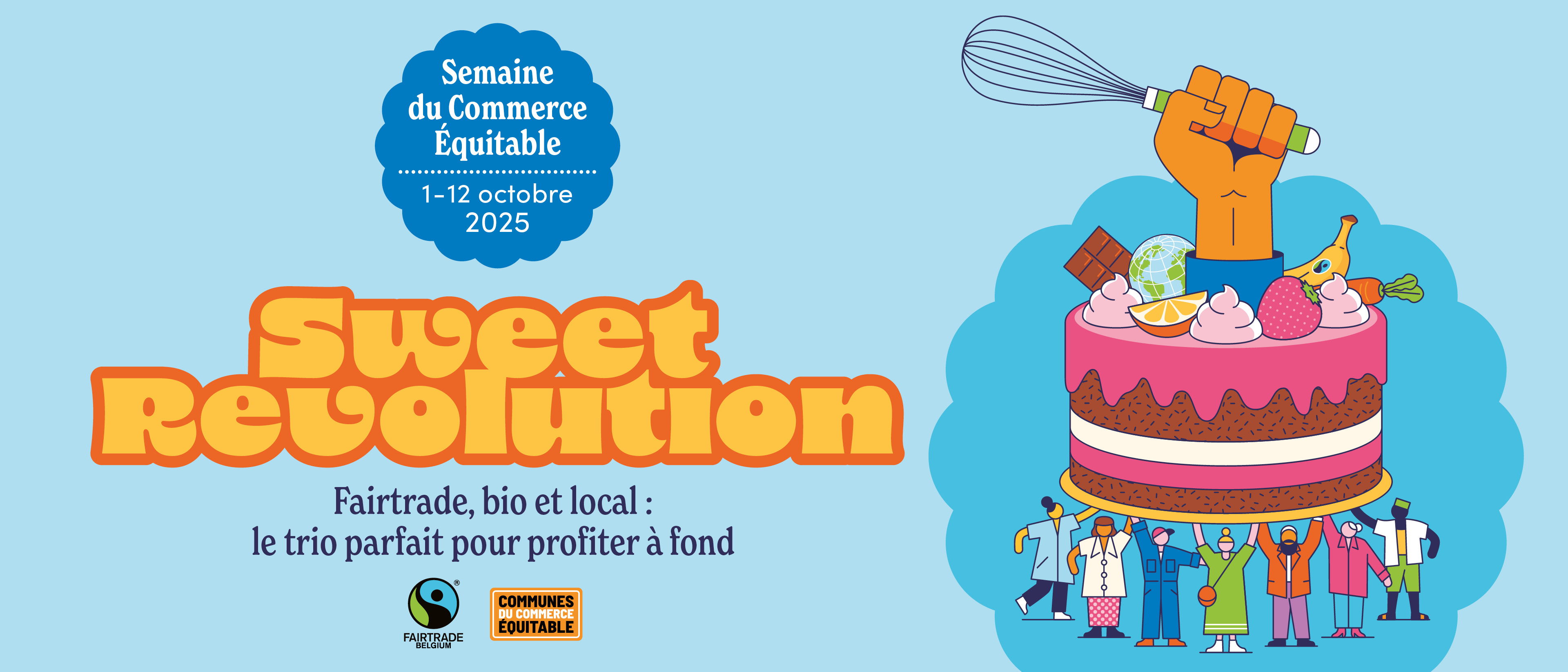 Faites de votre dessert un engagement savoureux pour une alimentation durable avec la « Sweet Revolution » pendant la Semaine du Commerce Équitable