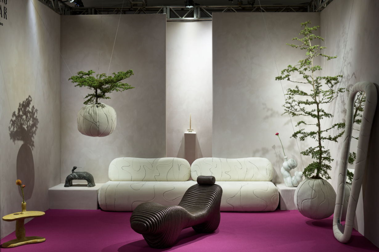 Raise the Moral at Design Miami 2023. Image courtesy of James Harris for Design Miami