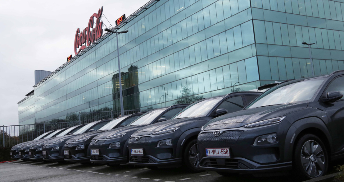 Hyundai Belgium livre les 10 premières Kona Electric à Coca-Cola European Partners