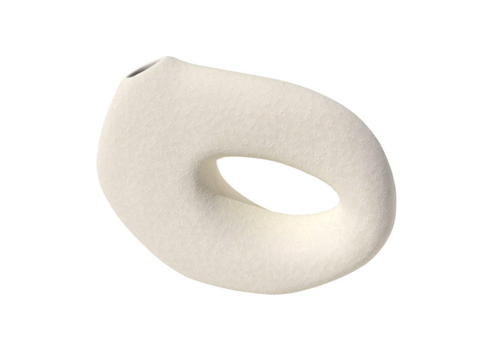 Habitat O Shaped Vase Cream, £25