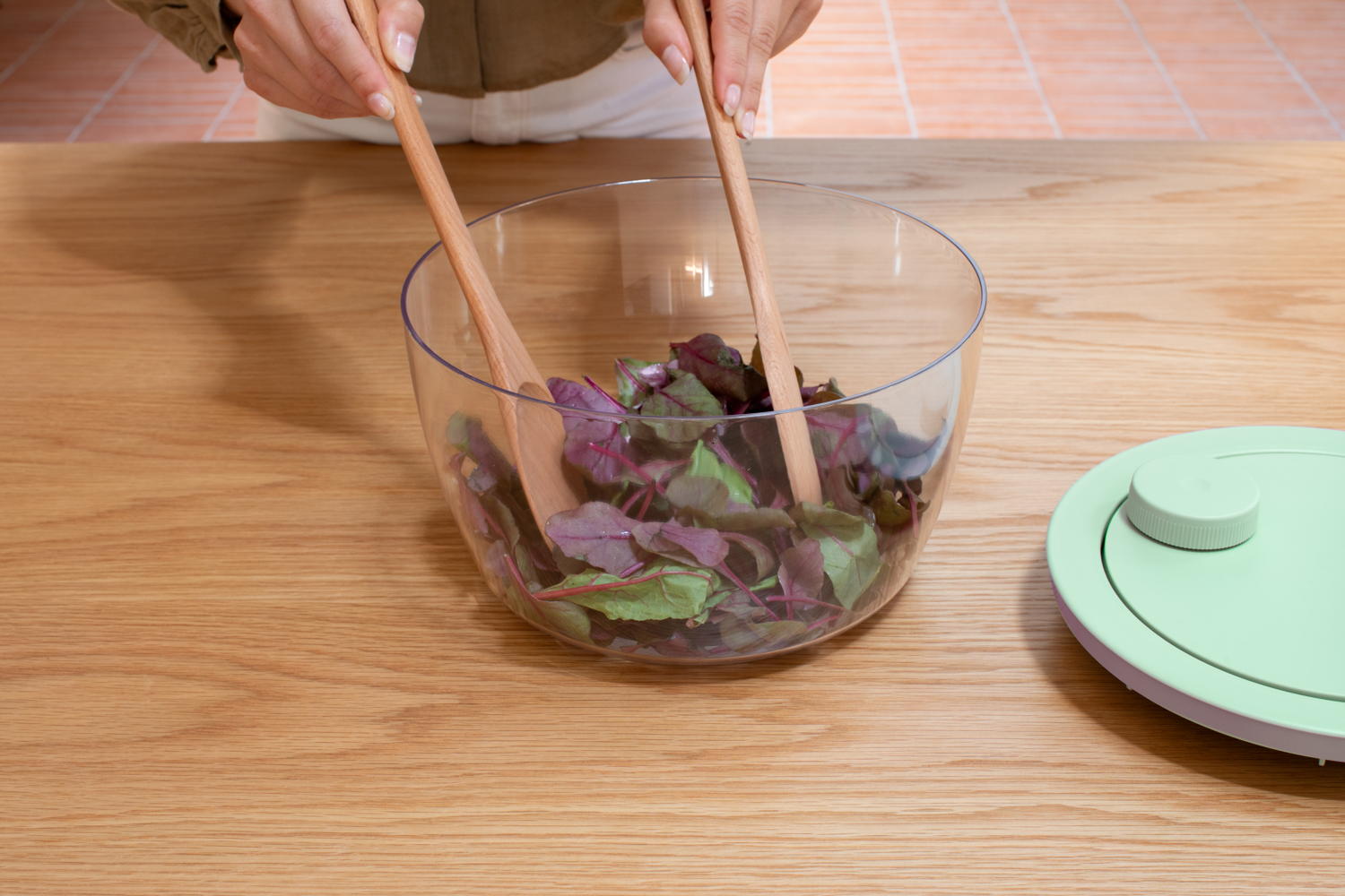 Tasty+ Salad Spinner - Jade Green - 8710755145407 Brabantia_6_NR-40921