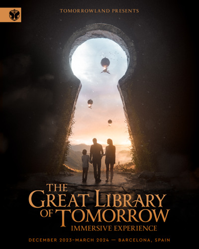 Step into ‘The Great Library of Tomorrow’ and experience the magic of Tomorrowland like never before