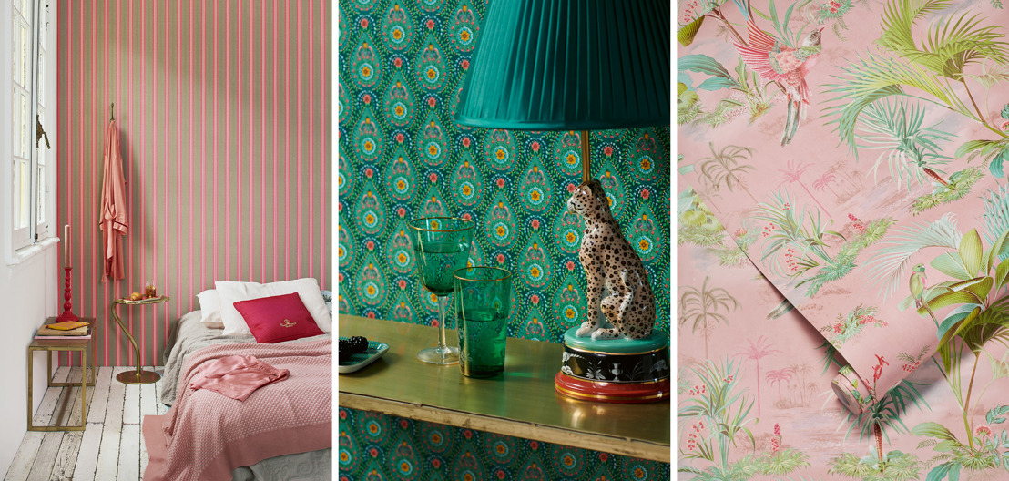 Sublimez votre intérieur avec des motifs floraux signés Eijffinger et Pip Studio