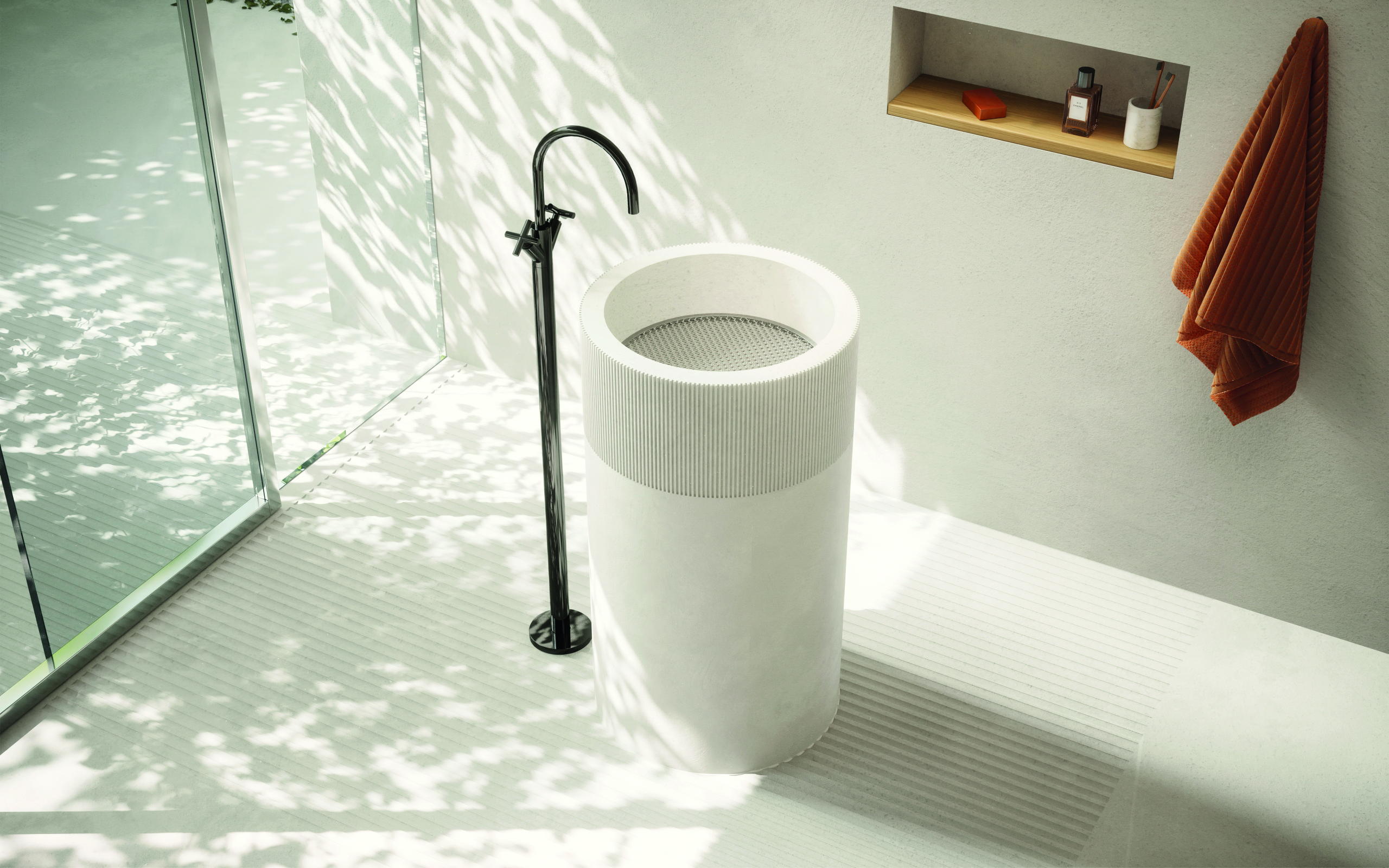 Floor-standing Tara single-hole basin mixer Floor-standing Tara single-hole basin mixer