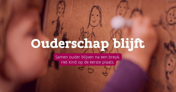 Persbericht Opgroeien Ouderschap blijft, ook na een scheiding