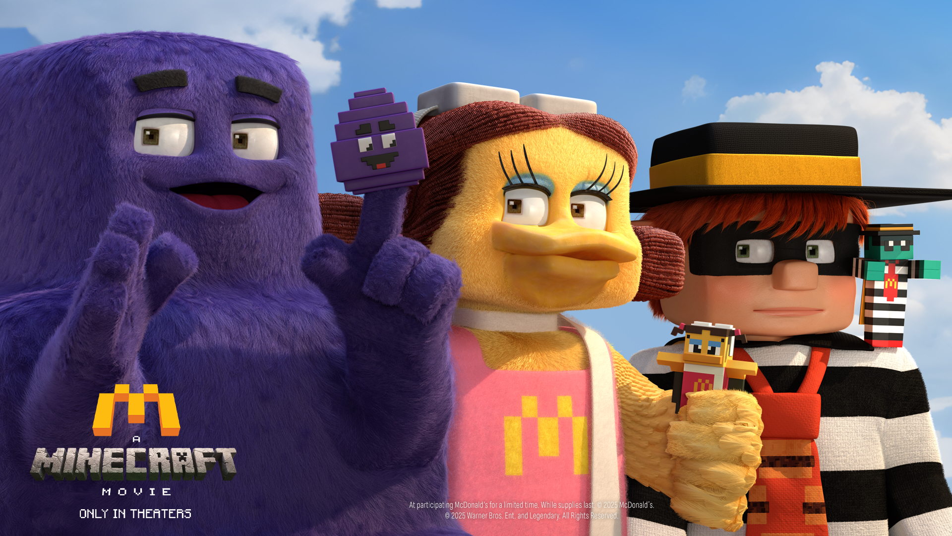 McDonalds dévoile une collaboration unique avec Minecraft, Le Film