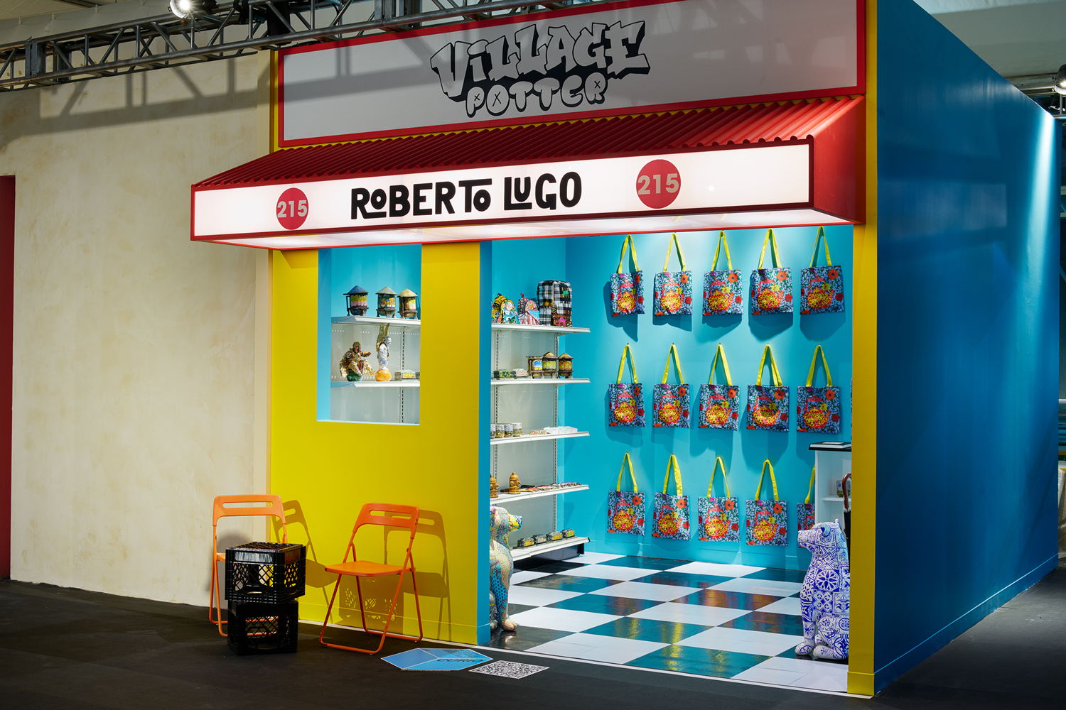 R & Company presents The Village Potter Bodega by Roberto Lugo at Design Miami 2022. Photo credit - James Harris.