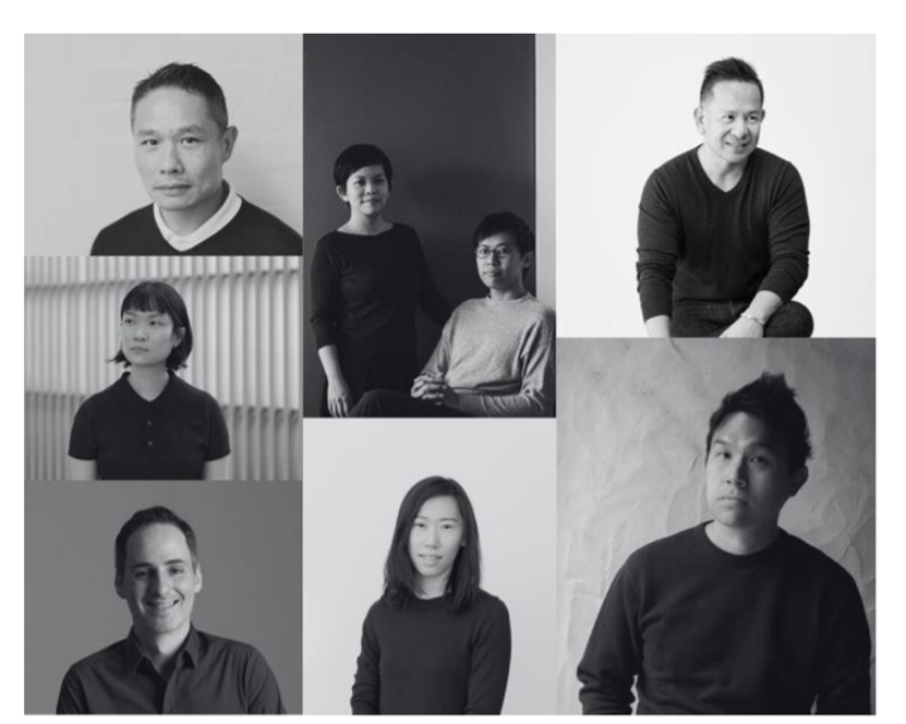 From top left, clockwise: Voon Wong of Viewport Studio, Studio Juju, Nathan Yong, Gabriel Tan, Wendy Chua and Gustavo Maggio of Forest & Whale and Tiffany Loy From top left, clockwise: Voon Wong of Viewport Studio, Studio Juju, Nathan Yong, Gabriel Tan, Wendy Chua and Gustavo Maggio of Forest & Whale and Tiffany Loy