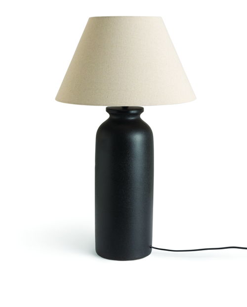 Habitat Matte Black Tall Ceramic Table Lamp, £70