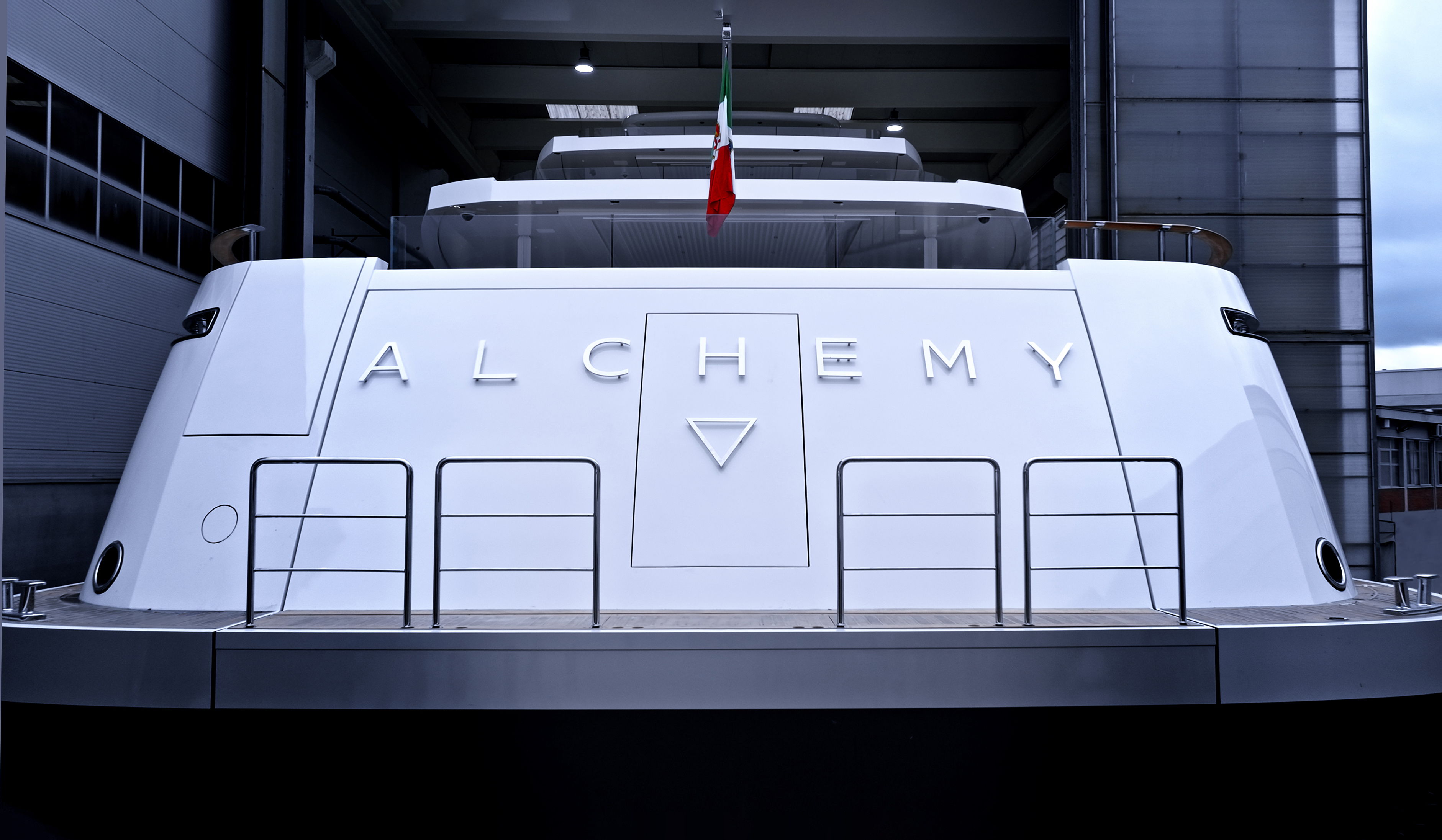 Rossinavi’s Alchemy, designed by Vitruvius Yachts with interior styling by Enrico Gobbi - Team for Design