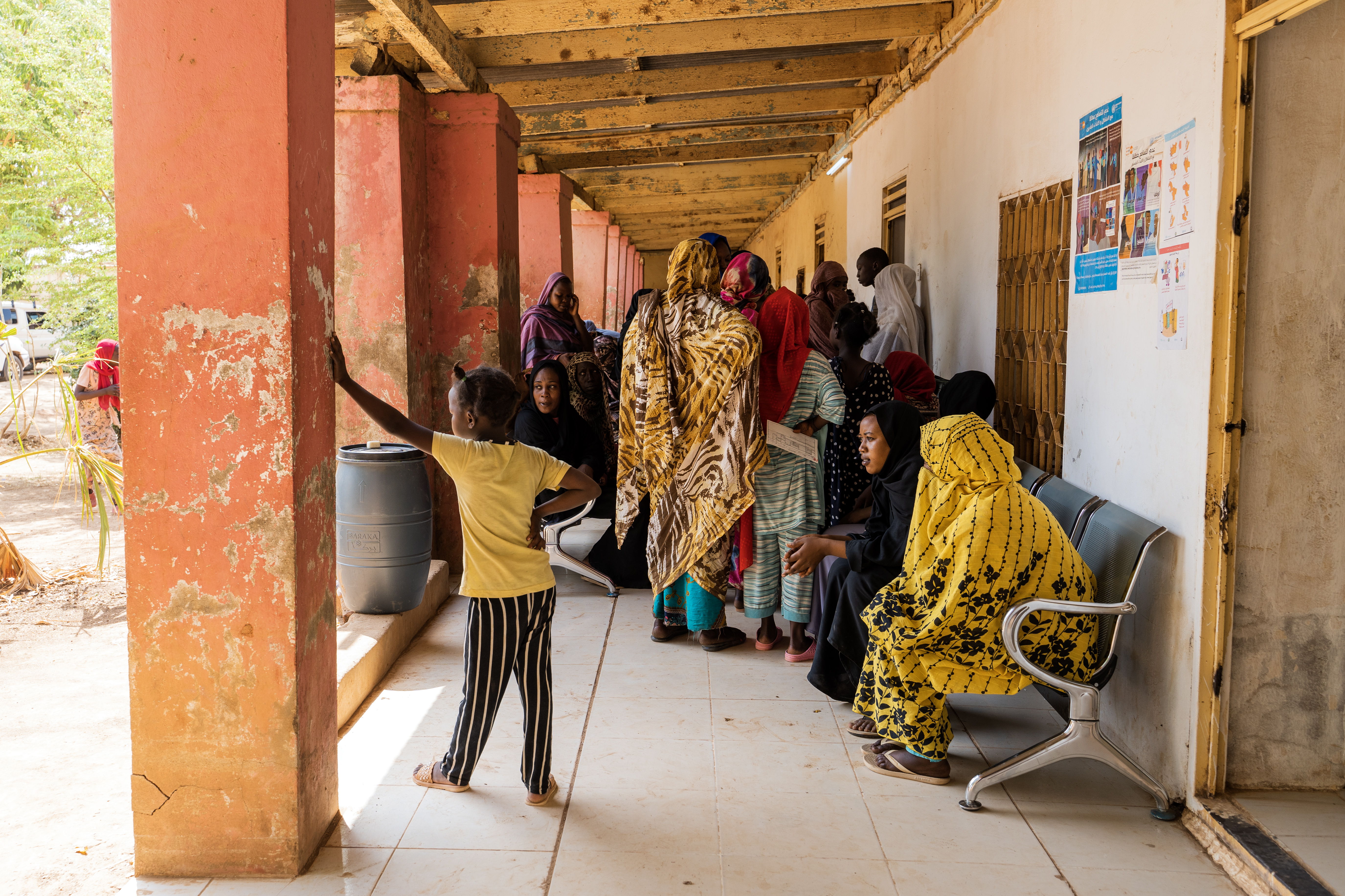 Clínicas móviles en Wad Madani, Sudán, junio de 2023. Foto: Ala Kheir Clínicas móviles en Wad Madani, Sudán, junio de 2023. Foto: Ala Kheir