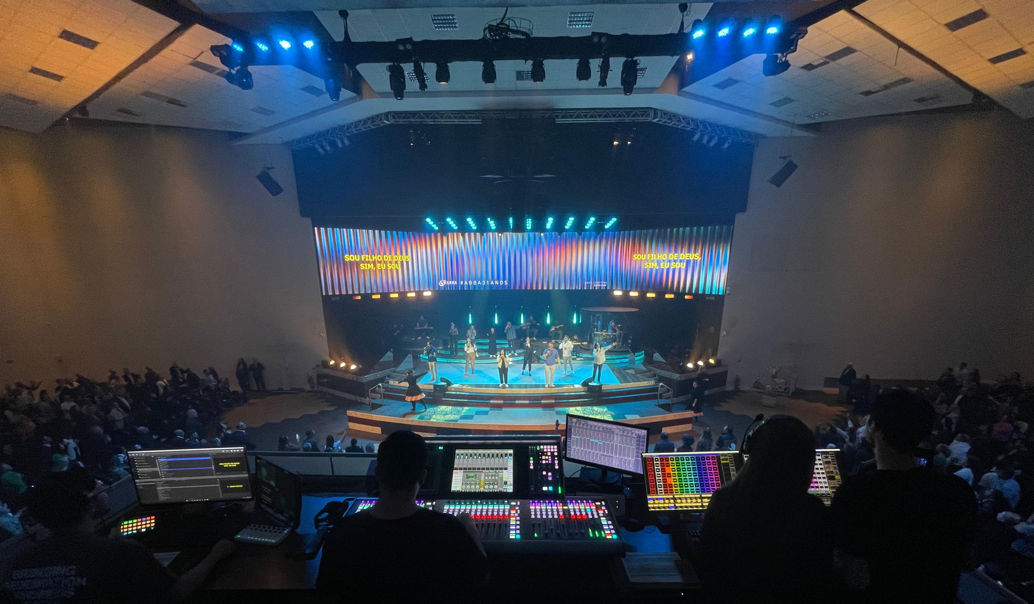 Comunhão Cristã Abba Church in Brazil Implements Solid State Logic 
SSL Live at both FOH and Monitors, Elevating Worshipping Experience