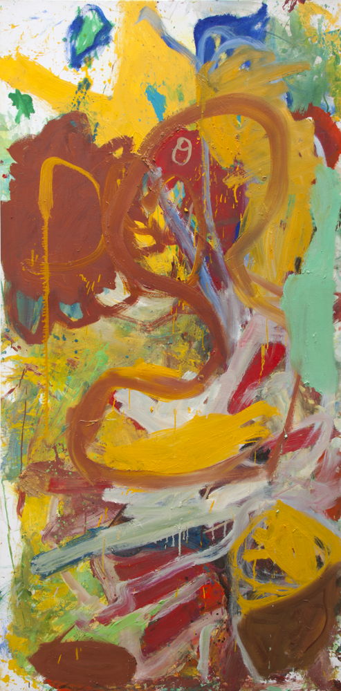 ANKE WEYER,
Shandy, 2017
oil and acrylic on canvas. Courtesy Tim van Laere Gallery, Antwerp.