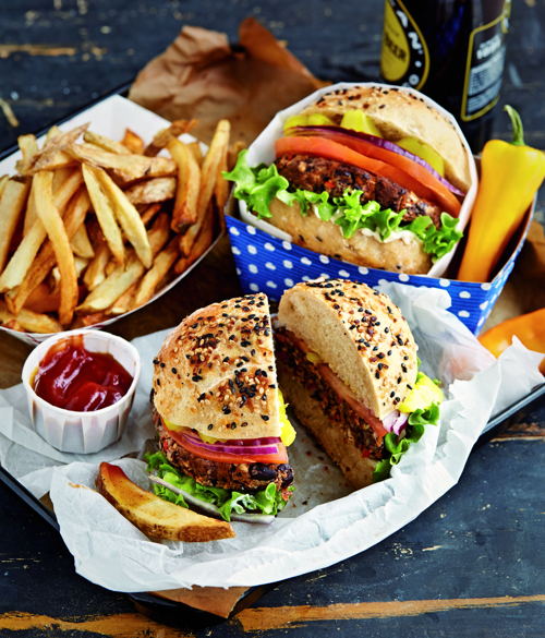 Gezonde bonenburgers