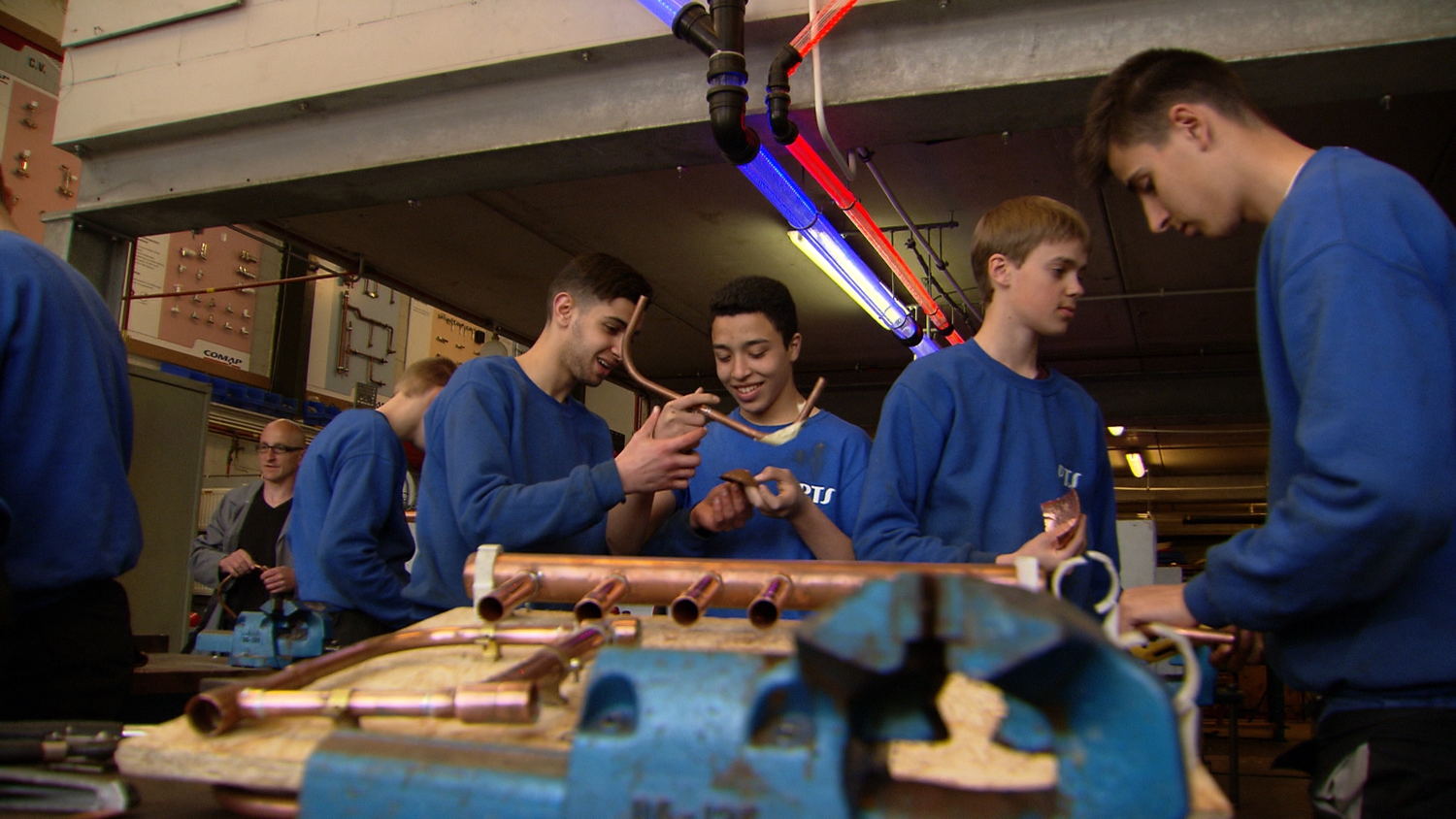 Volt@work: William Boeva geeft les (c) VRT