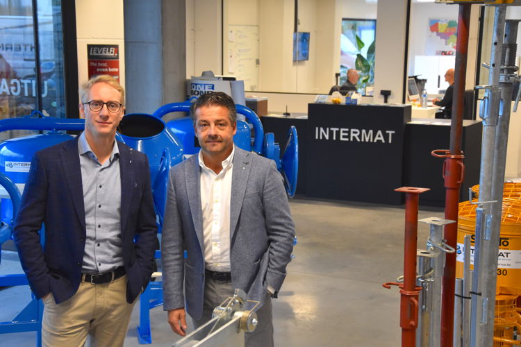 Len Vandekerckhove COO et Tom Verhulst PDG Intermat