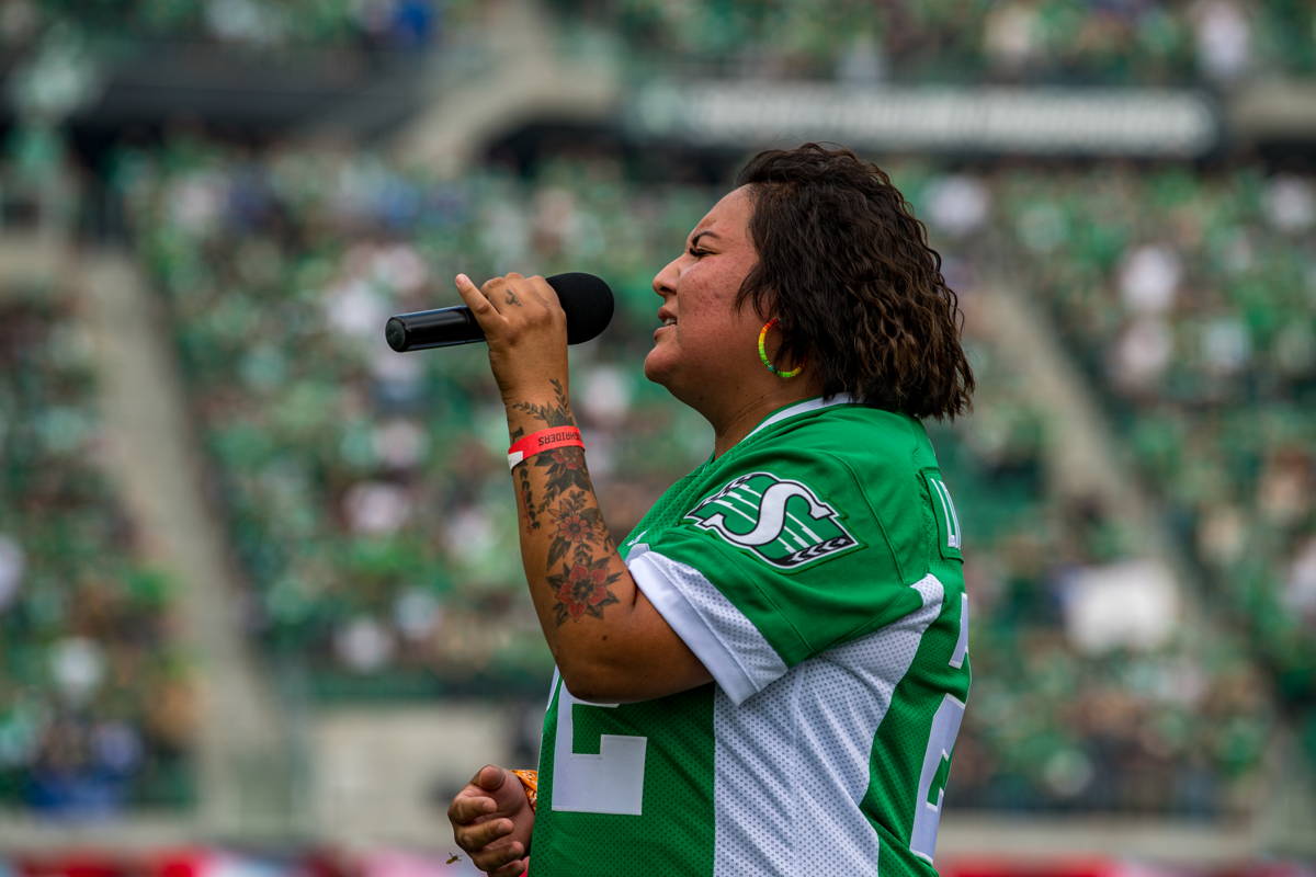 Photo credit: Teagan Littlechief/Saskatchewan Roughriders