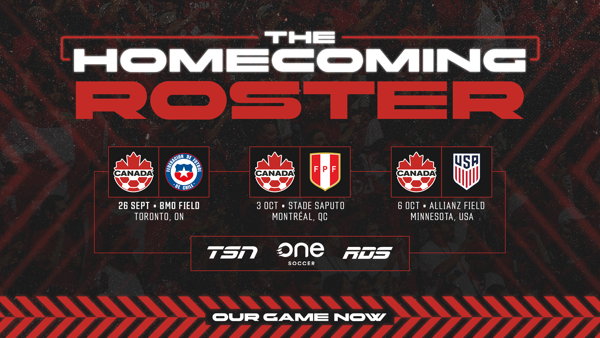 Squad Announced for Homecoming Matches vs. Chile, Peru, and USA
