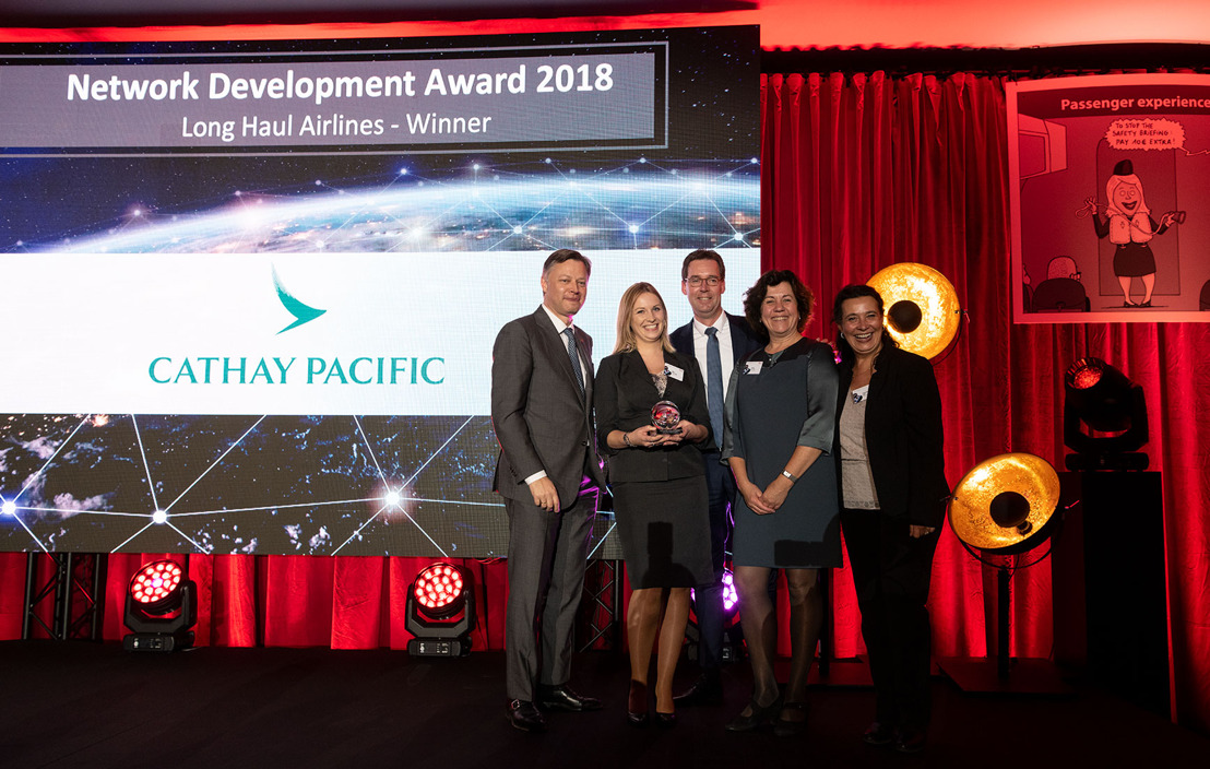 Cathay Pacific wins Longhaul Network Development Award 2018