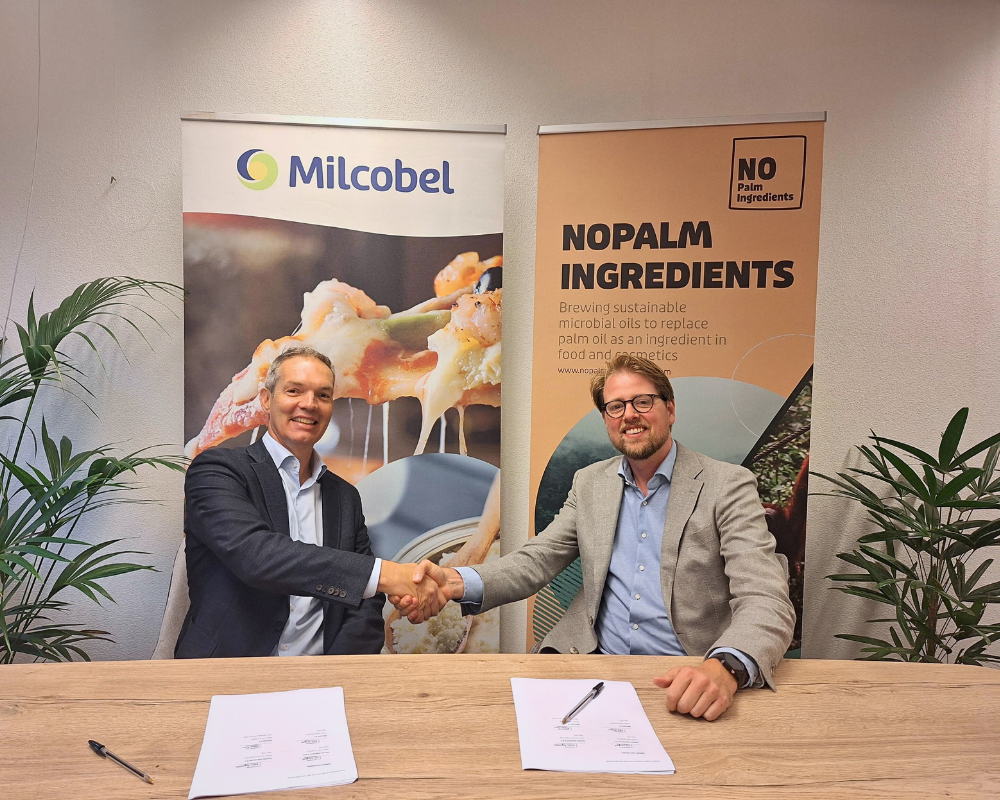 Milcobel en NoPalm Ingredients bundelen krachten om weipermeaat te valoriseren tot duurzaam alternatief voor palmolie