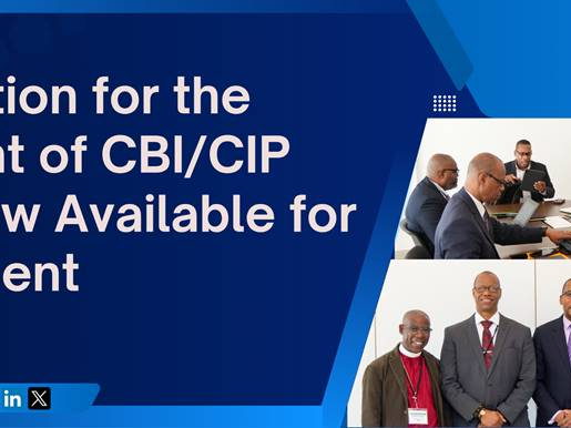 Draft Legislation for the Establishment of CBI/CIP Regulator Now Available for Public Comment