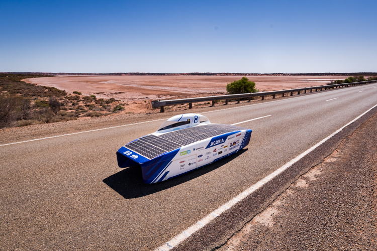 Bridgestone World Solar Challenge 2019 - Agoria Solar Team - Race Dag 4