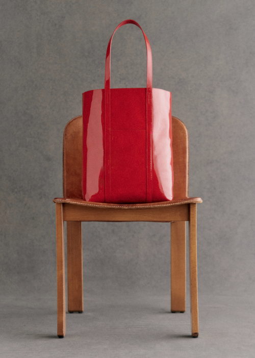 Sézane - LE CABAS Rouge vernis  (4)