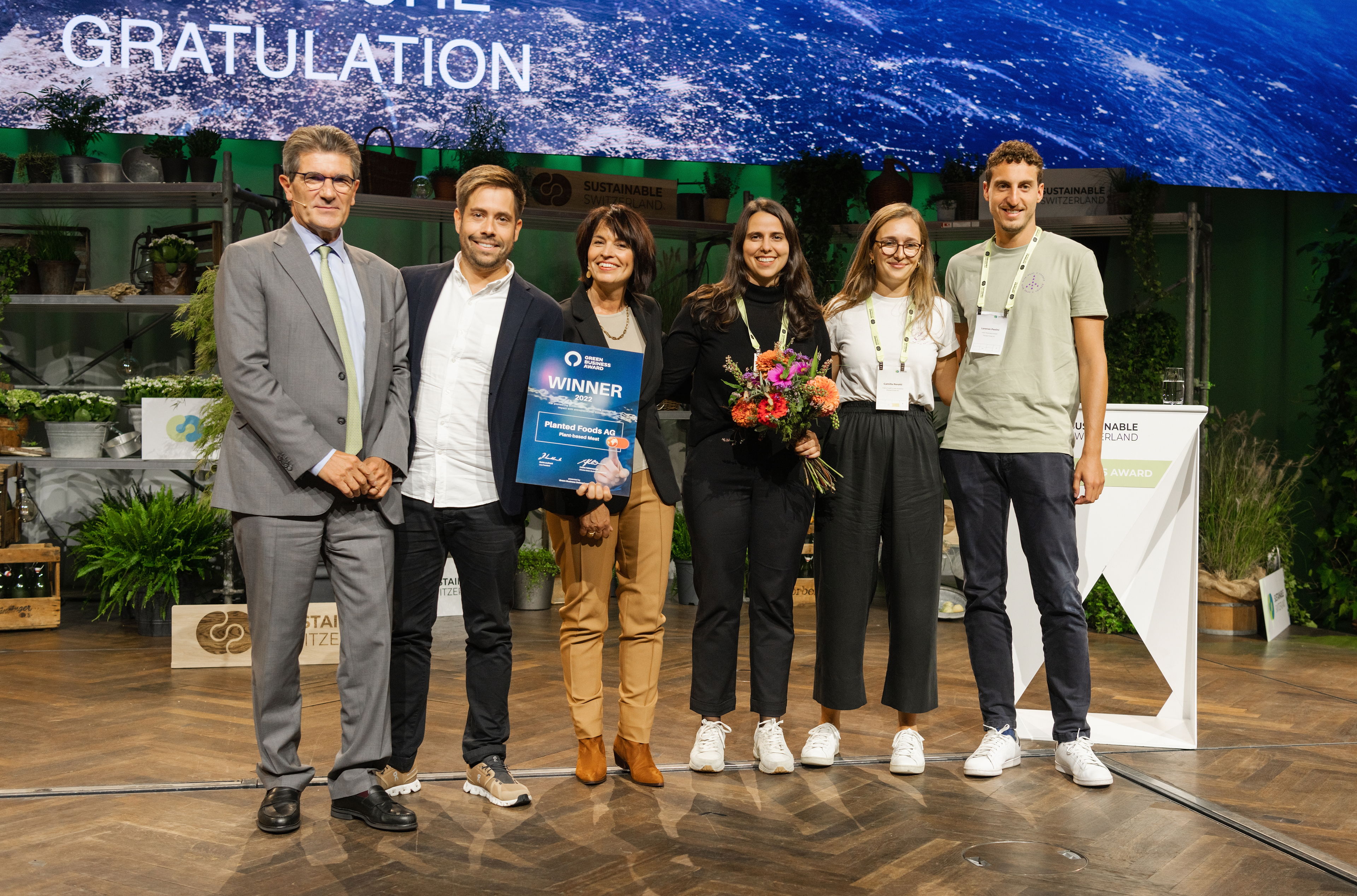 «Green Business Award»: Planted remporte le prix du développement durable le plus renommé de l’économie suisse